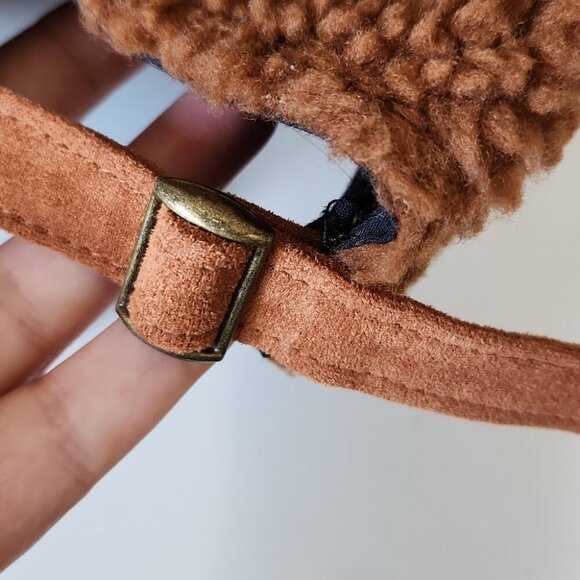 BADGLEY MISCHKA | Teddy Sherpa Hat Cap Brown OS - Picture 6 of 6